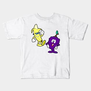 Bananas & Grapes Kids T-Shirt